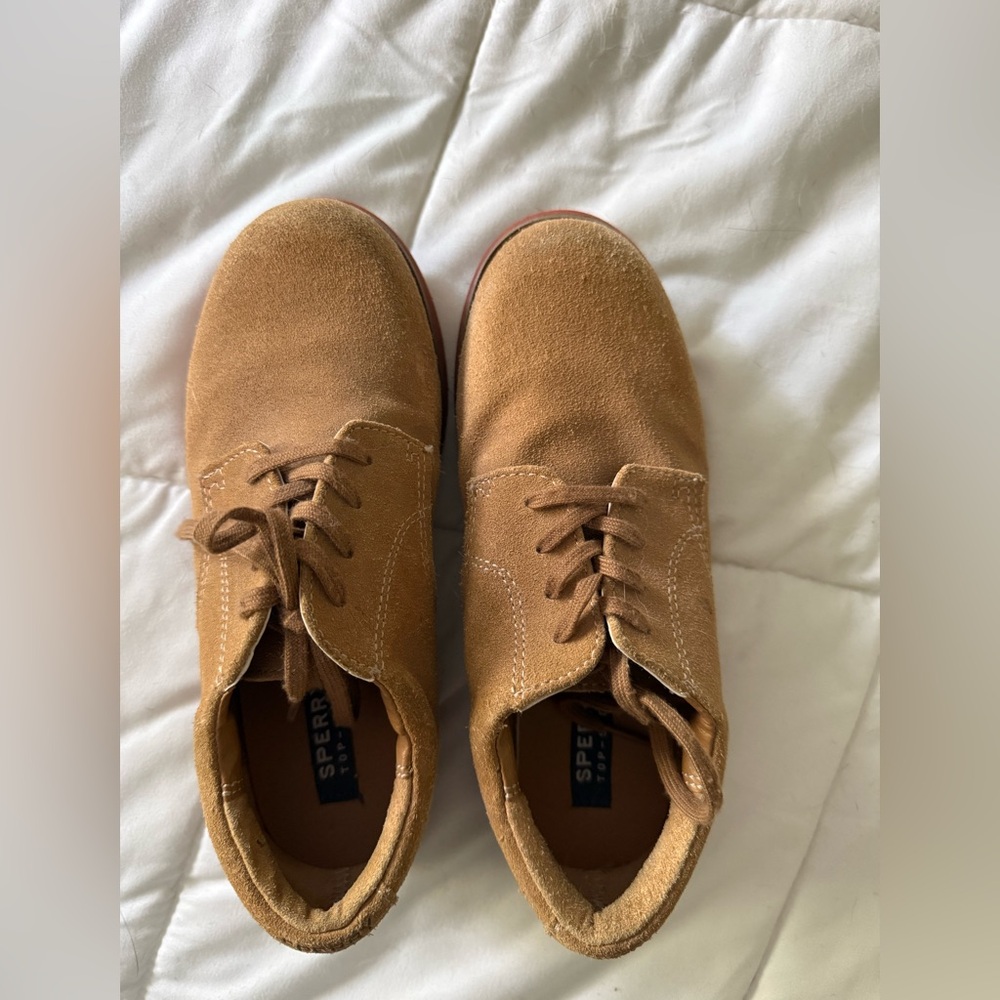 Sperry Kids Tan Dress Shoes